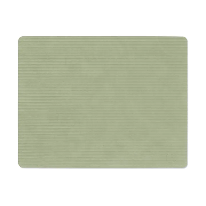 Corduroy bordstablett square L - Olive Green, 45x35 cm - LIND DNA