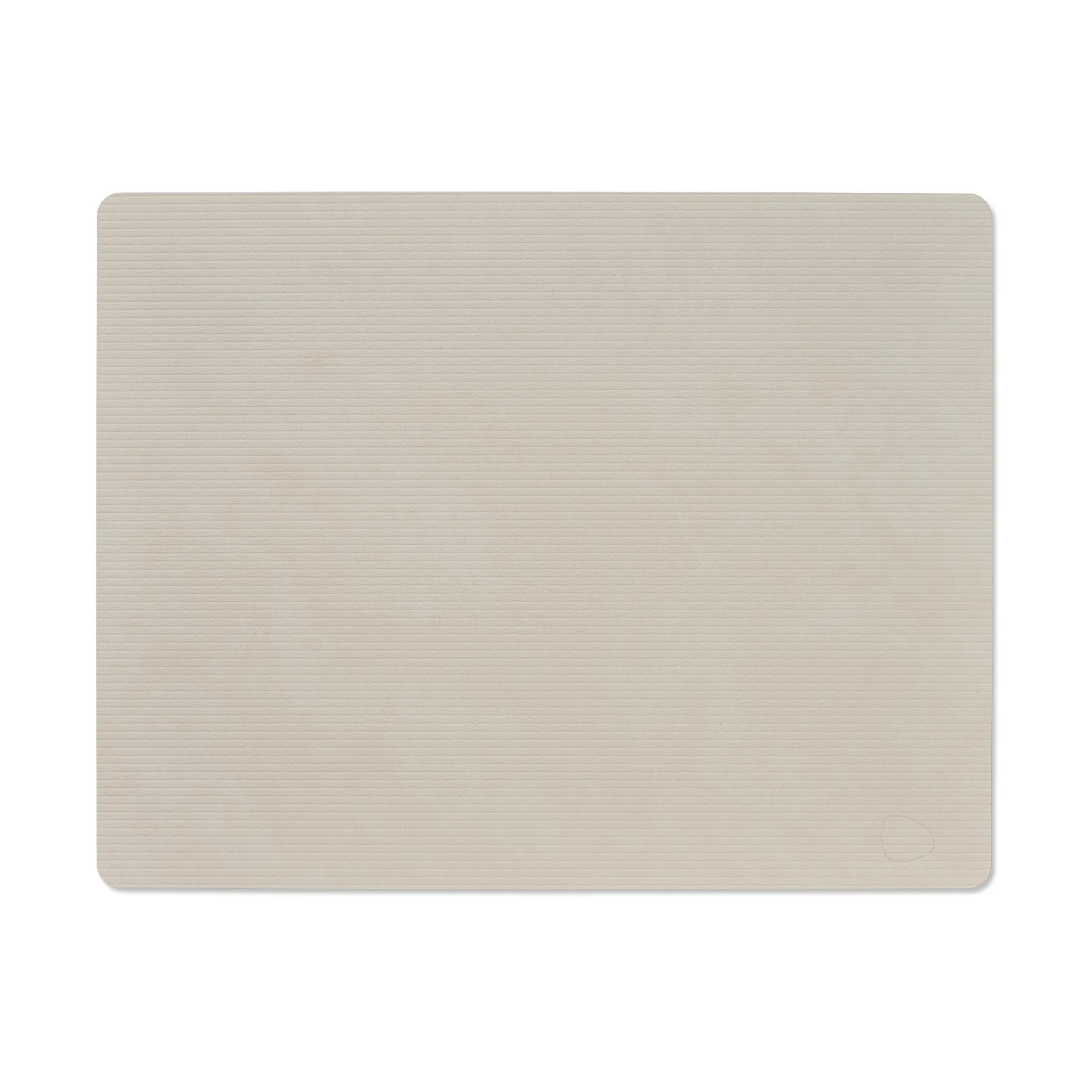 Corduroy bordstablett square L, Oyster White, 45x35 cm LIND DNA