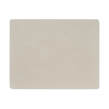 Corduroy bordstablett square L - Oyster White, 45x35 cm - LIND DNA