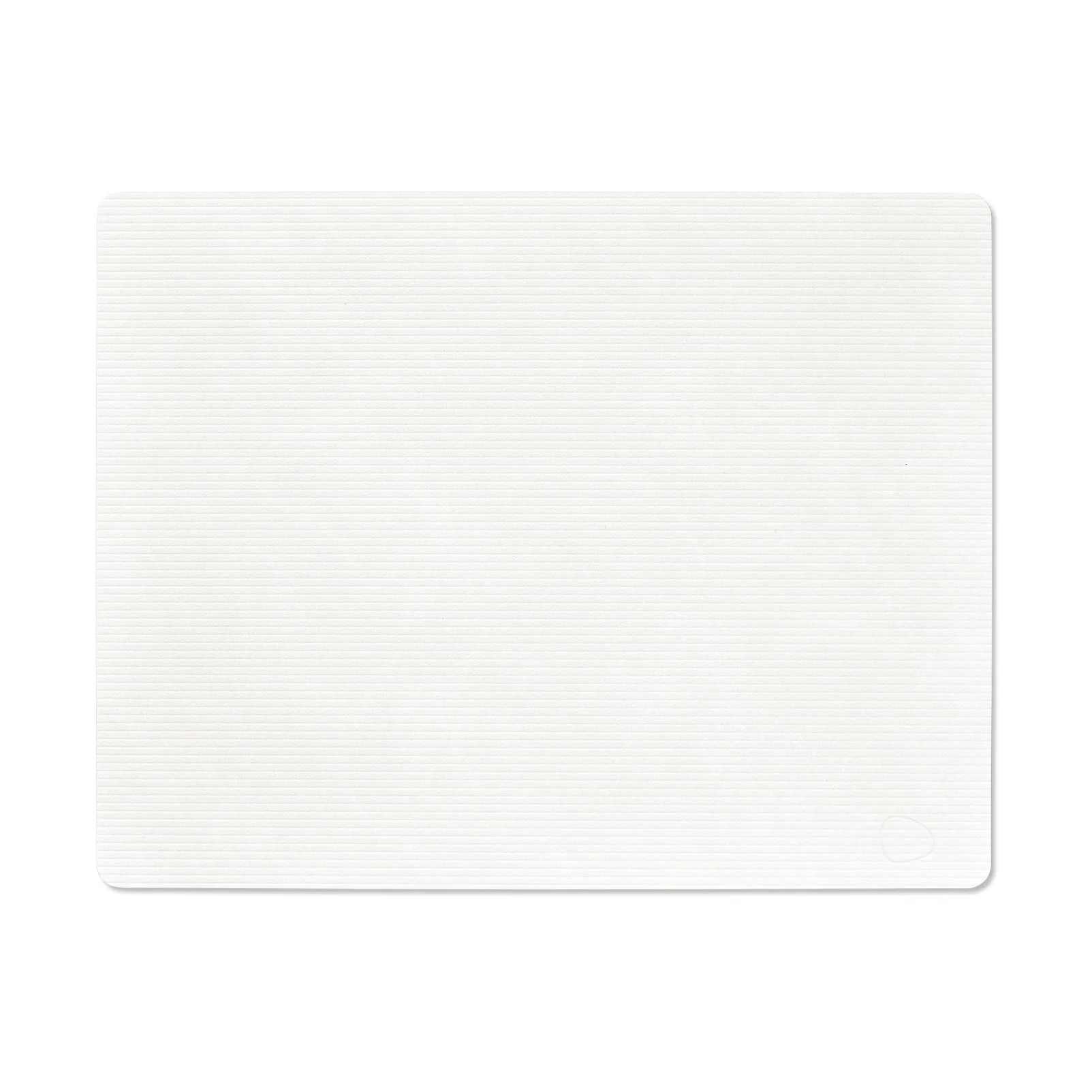 Corduroy bordstablett square L, Pure white, 45x35 cm LIND DNA