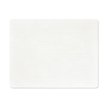 Corduroy bordstablett square L - Pure white, 45x35 cm - LIND DNA