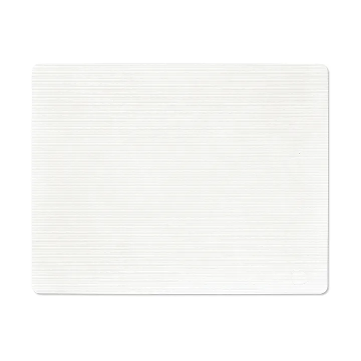 Corduroy bordstablett square L - Pure white, 45x35 cm - LIND DNA