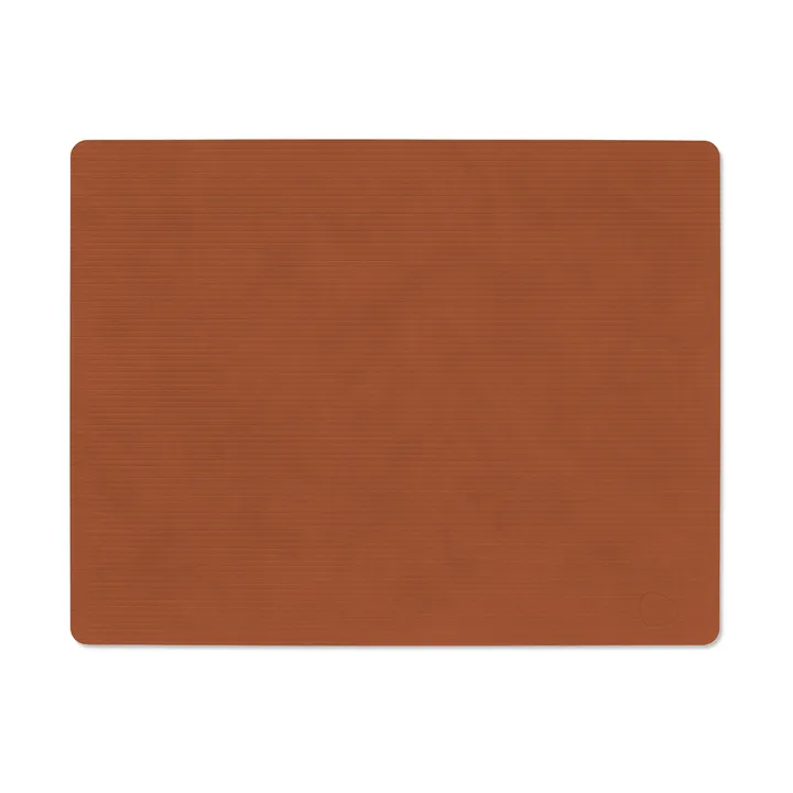 Corduroy bordstablett square L - Rust, 45x35 cm - LIND DNA