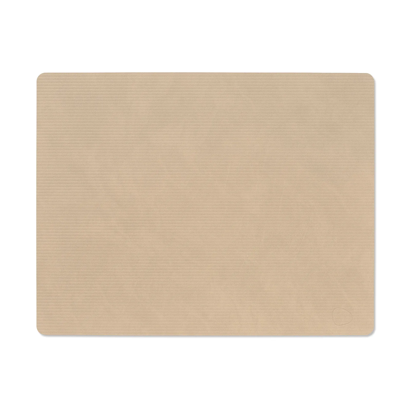 Corduroy bordstablett square L, Sand, 45x35 cm LIND DNA