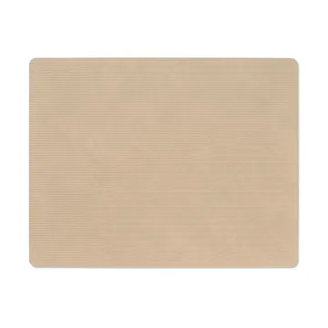 Corduroy bordstablett square L - Sand, 45x35 cm - LIND DNA