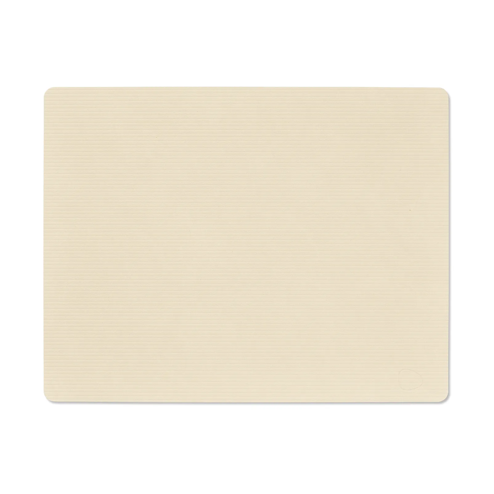 Corduroy bordstablett square L, Vanilla, 45x35 cm LIND DNA