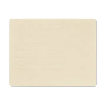 Corduroy bordstablett square L - Vanilla, 45x35 cm - LIND DNA