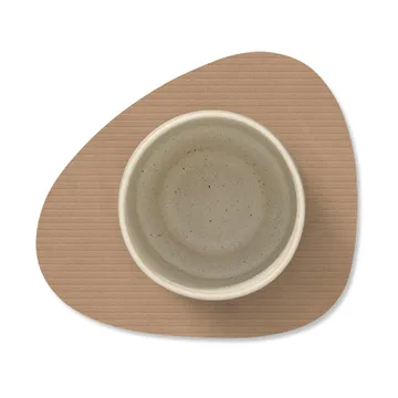 Corduroy glasunderlägg curve - Nougat - LIND DNA