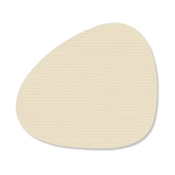 Corduroy glasunderlägg curve - Vanilla - LIND DNA