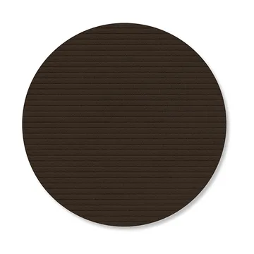 Corduroy glasunderlägg - Hazel, circle - LIND DNA