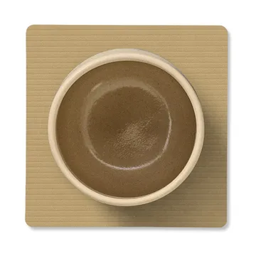 Corduroy glasunderlägg square - Khaki - LIND DNA