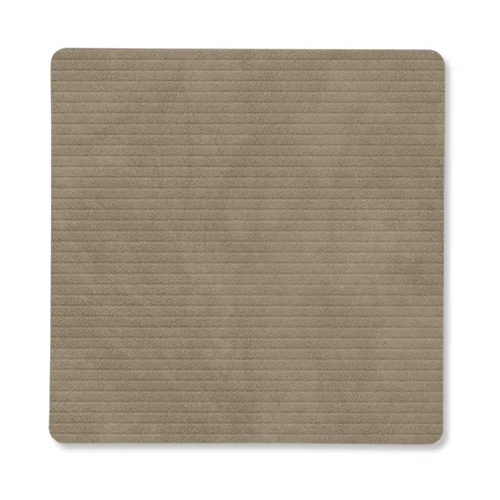 Corduroy glasunderlägg square, Nomad Grey LIND DNA