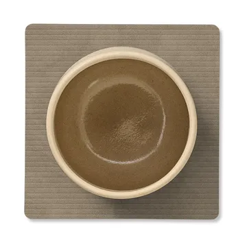 Corduroy glasunderlägg square - Nomad Grey - LIND DNA