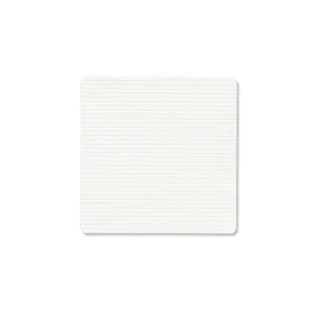 Corduroy glasunderlägg square - Pure white - LIND DNA