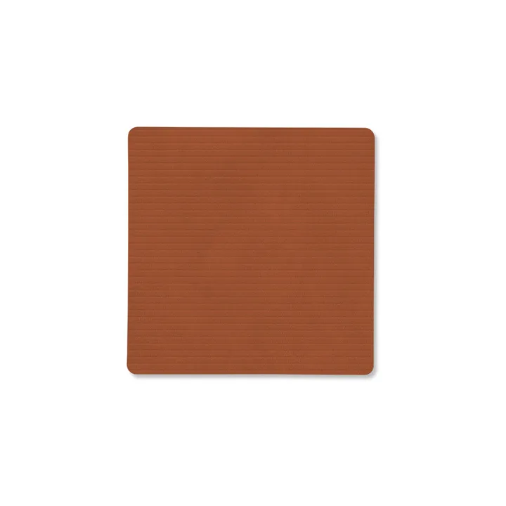 Corduroy glasunderlägg square - Rust - LIND DNA