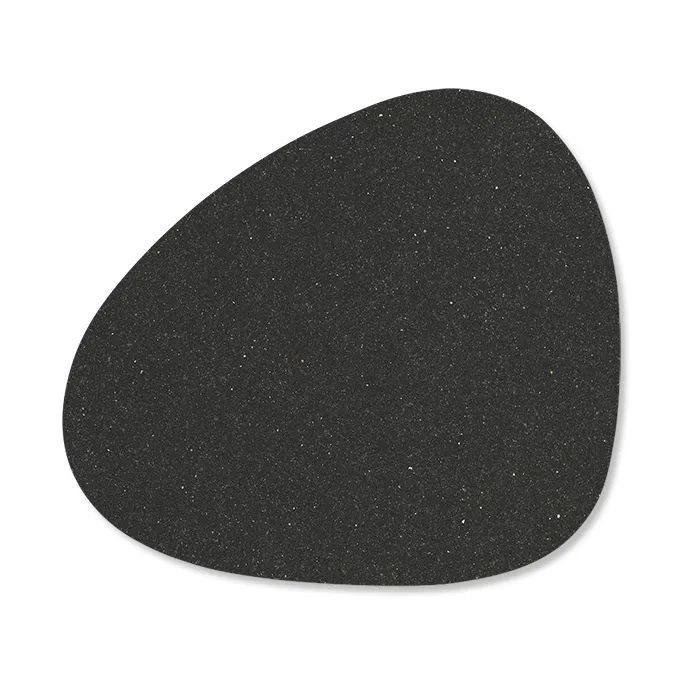 Core glasunderlägg curve, Flecked anthracite LIND DNA