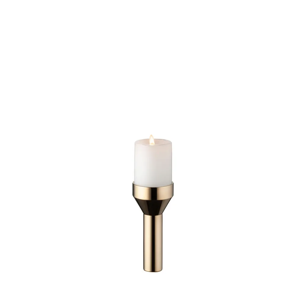 Curve Ljusstake, gold, pillar LIND DNA
