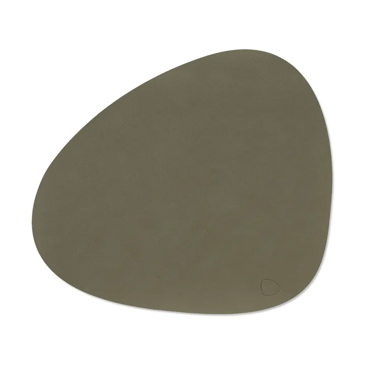Curve Nupo bordstablett - Army green, 44x37 cm - LIND DNA