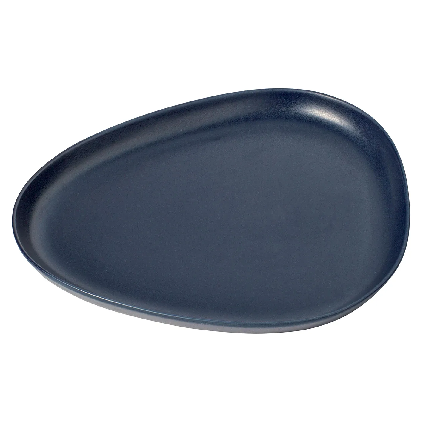 Curve Stoneware serveringsfat 30x35 cm, Navy blue LIND DNA