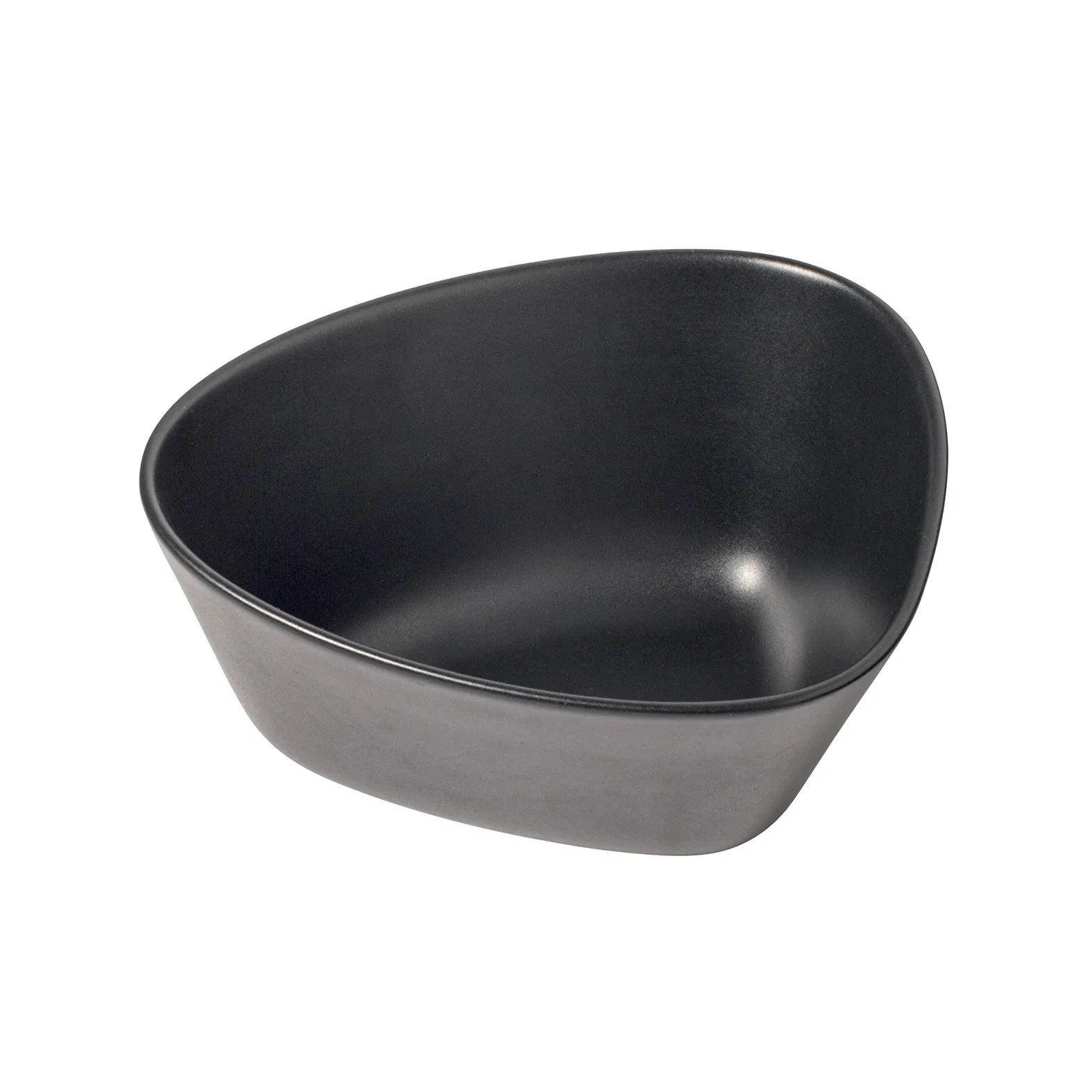 Curve Stoneware skål M 20x22 cm, Black LIND DNA