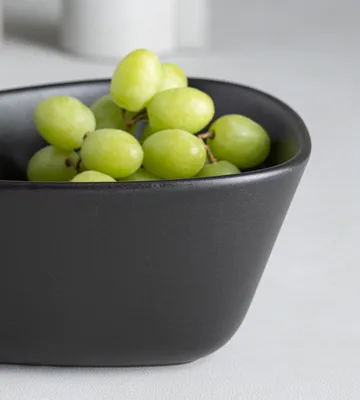 Curve Stoneware skål M 20x22 cm - Black - LIND DNA