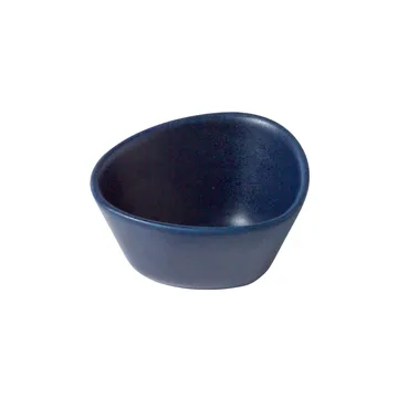 Curve Stoneware skål S 10x11 cm - Navy blue - LIND DNA
