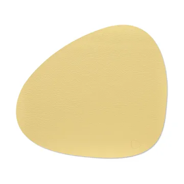 Hippo bordstablett curve L - Guld, 44x37 cm - LIND DNA