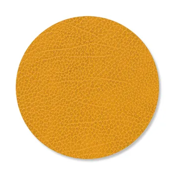 Hippo glasunderlägg circle - Curry - LIND DNA