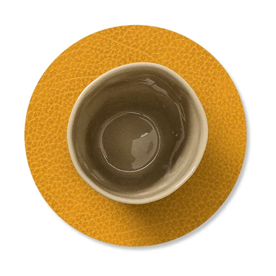 Hippo glasunderlägg circle, Curry LIND DNA