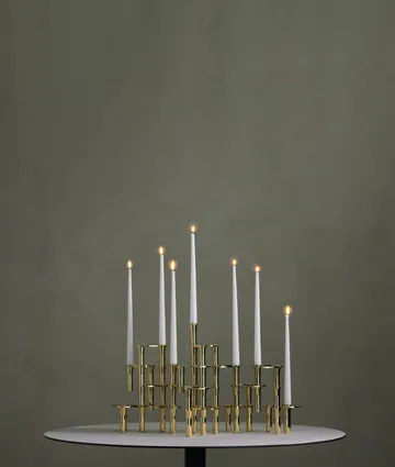 Lind Curve kombinerbar ljusstake 24K guldplätering - Double - LIND DNA