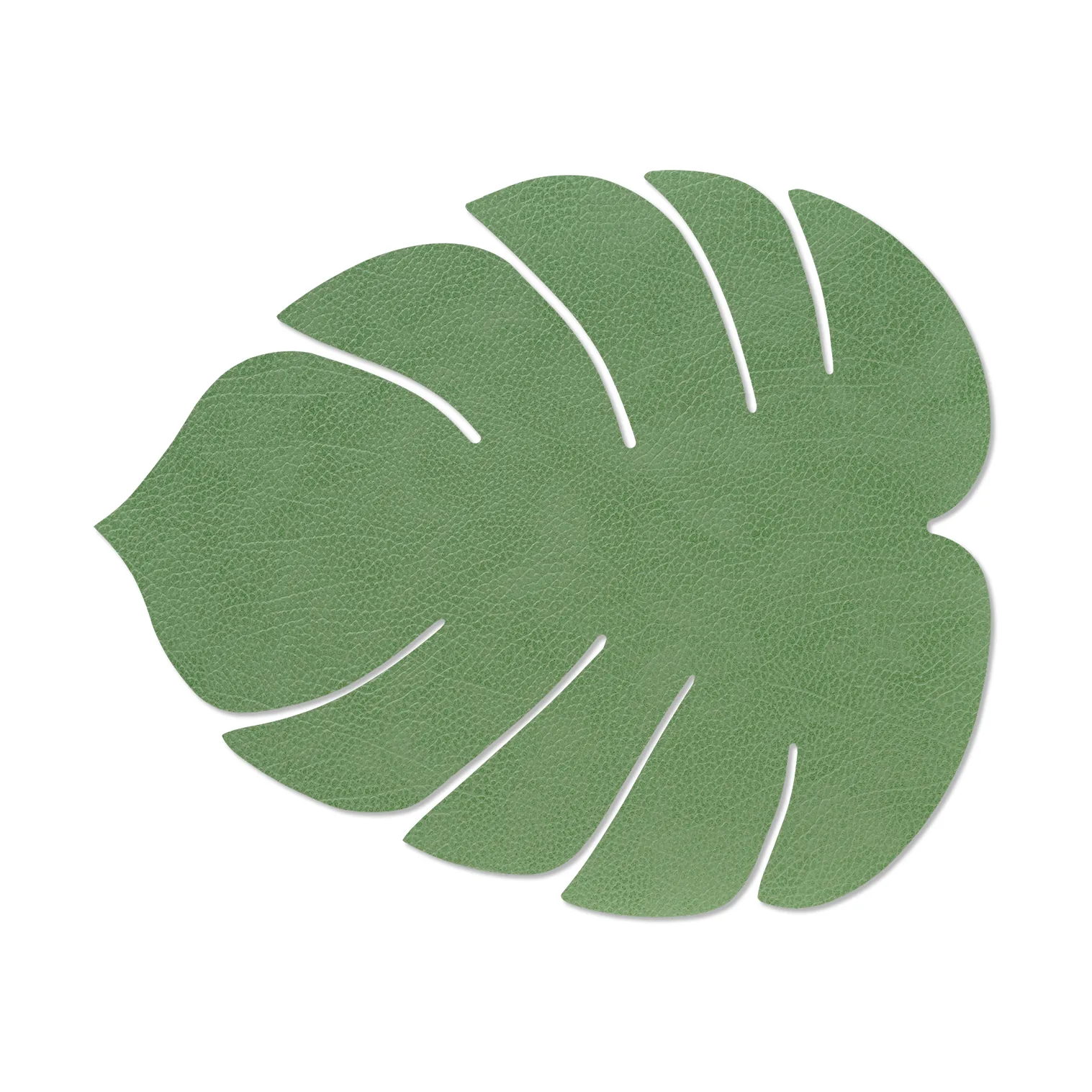 Monstera Leaf Hippo bordstablett L, Forest green LIND DNA