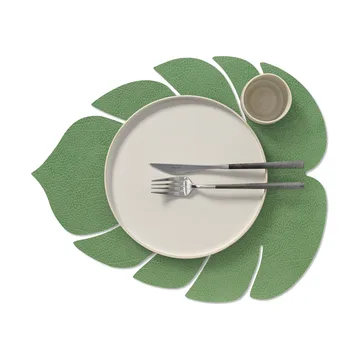 Monstera Leaf Hippo bordstablett L - Forest green - LIND DNA