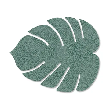 Monstera Leaf Hippo glasunderlägg - Pastellgrön - LIND DNA