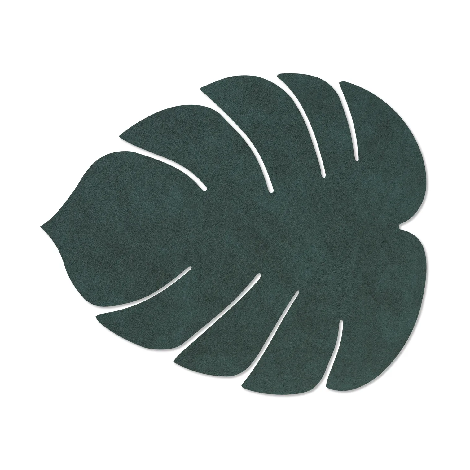 Monstera Leaf Nupo bordstablett L, Mörkgrön, 42x35 cm LIND DNA