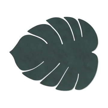 Monstera Leaf Nupo bordstablett L - Mörkgrön, 42x35 cm - LIND DNA