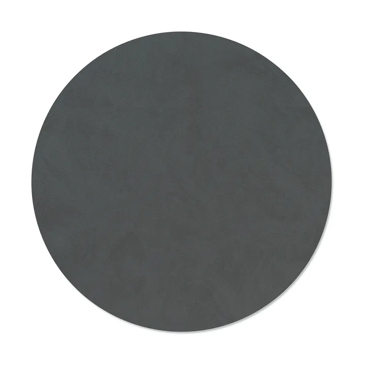 Nupo bordstablett - Anthracite, circle, L, Ø38 cm - LIND DNA