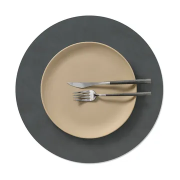 Nupo bordstablett - Anthracite, circle, L - LIND DNA