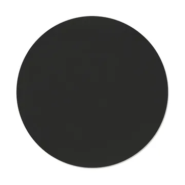 Nupo bordstablett - Black ink, circle, L, Ø38 cm - LIND DNA