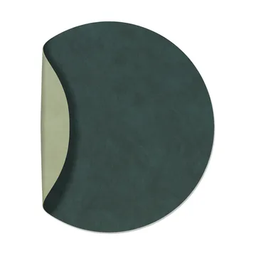 Nupo bordstablett circle vändbar XL 1 st - Dark green-olive green, Ø40 cm - LIND DNA