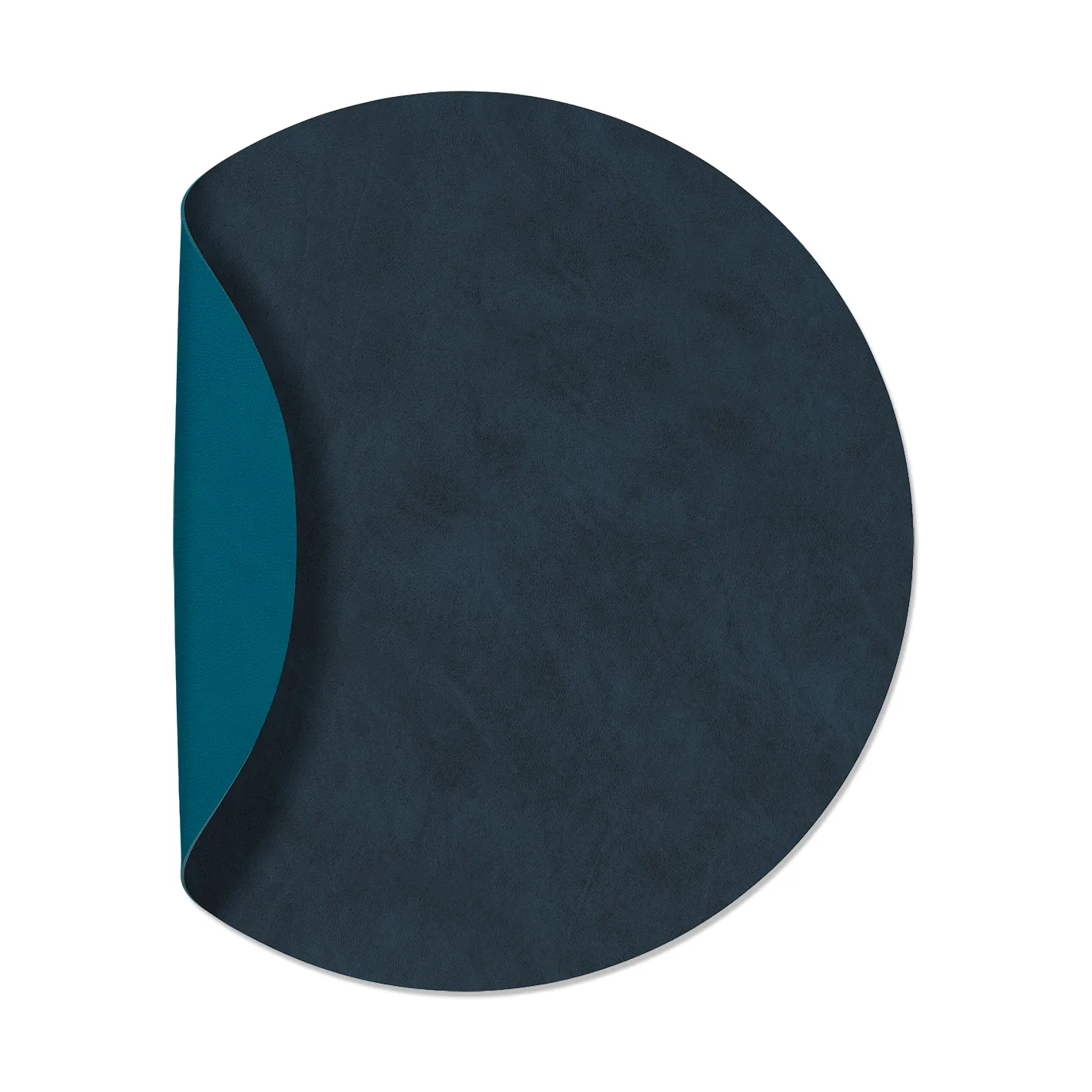 Nupo bordstablett circle vändbar XL 1 st, Midnight blue-petrol LIND DNA