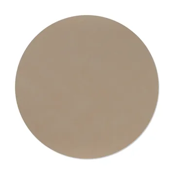 Nupo bordstablett - Clay brown, circle, L, Ø38 cm - LIND DNA