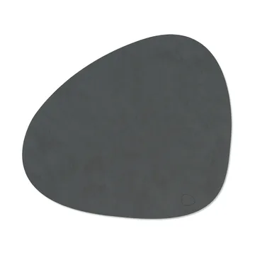 Nupo bordstablett curve L - Antracitgrå, 44x37 cm - LIND DNA