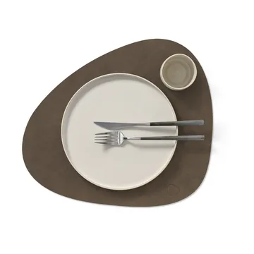 Nupo bordstablett curve L - Caviar, 44x37 cm - LIND DNA