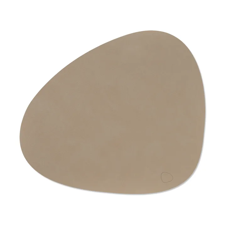 Nupo bordstablett curve L - Clay brown, 44x37 cm - LIND DNA