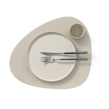 Nupo bordstablett curve L - Oyster white - LIND DNA