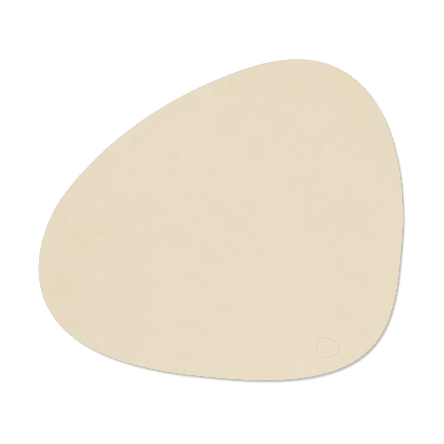 Nupo bordstablett curve L, Vanilla, 44x37 cm LIND DNA