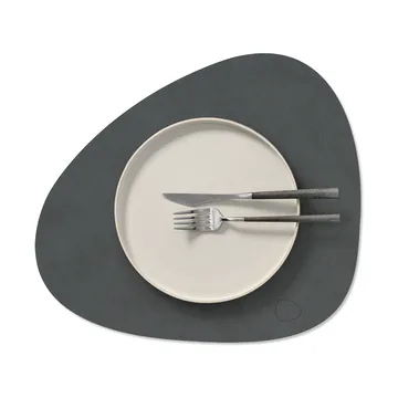 Nupo bordstablett curve M - Anthracite, 35x31 cm - LIND DNA