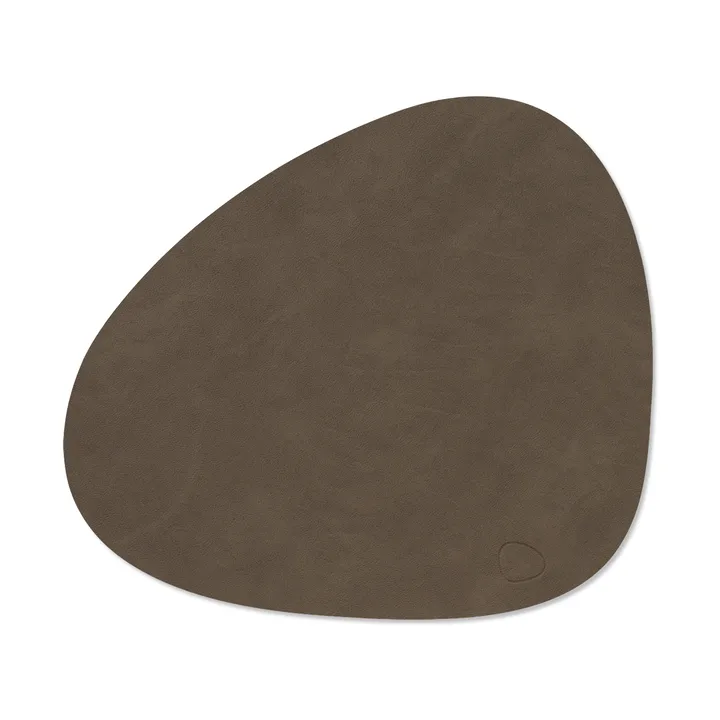 Nupo bordstablett curve M - Caviar, 35x31 cm - LIND DNA