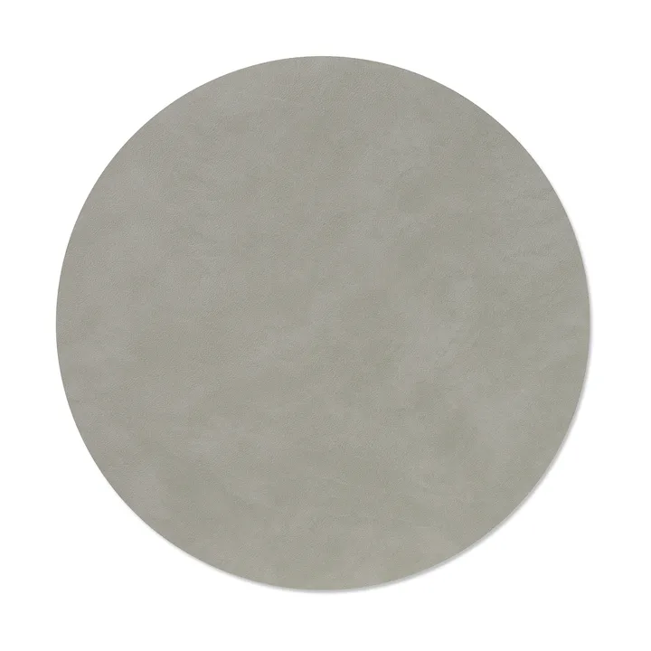 Nupo bordstablett - Light grey, circle, L, Ø38 cm - LIND DNA