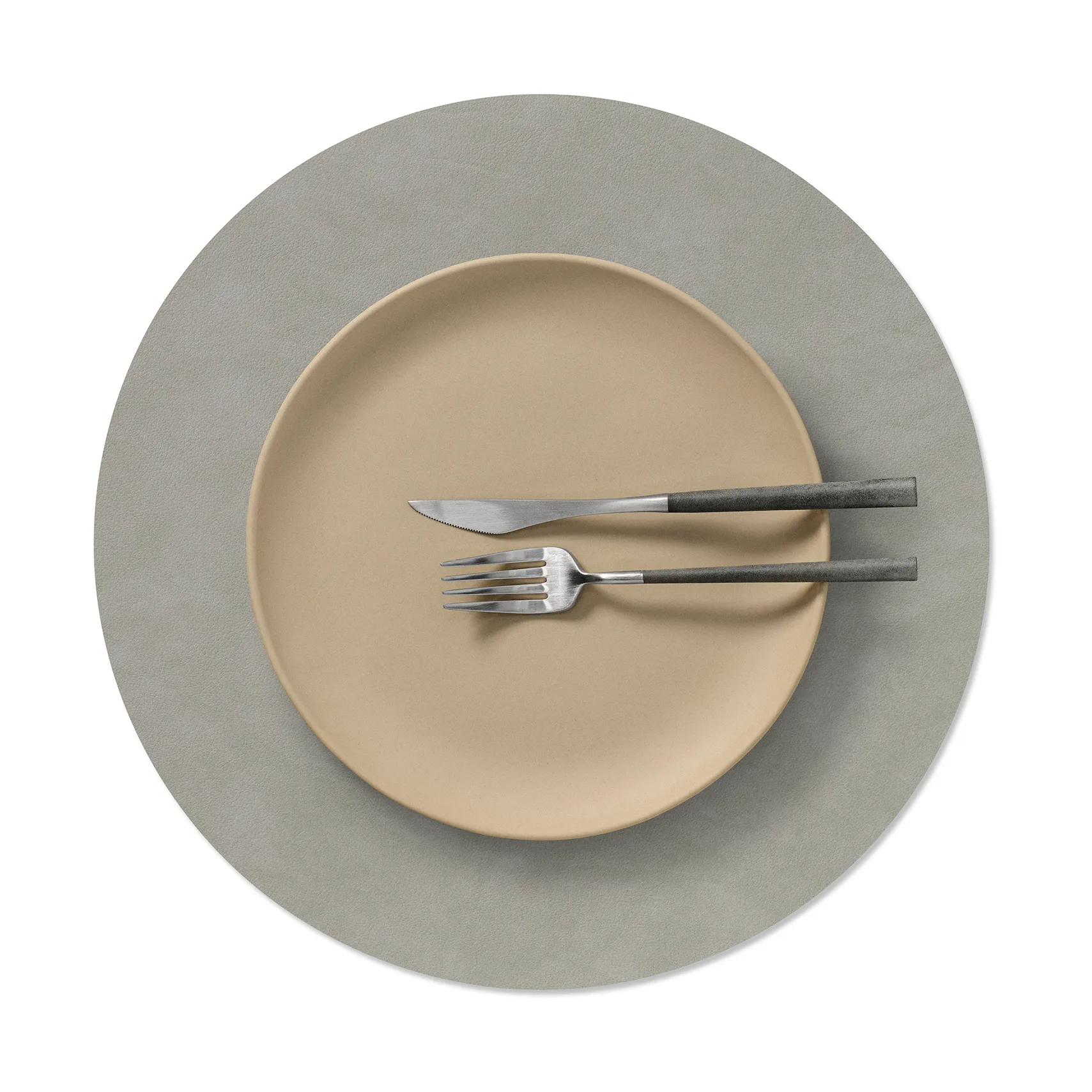 Nupo bordstablett, Light grey, circle, L LIND DNA